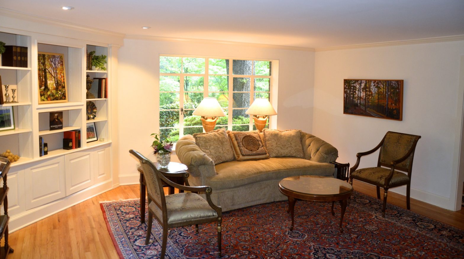 Living Room Staged in Tryon